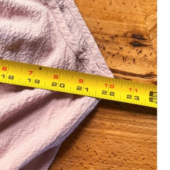 Calvin Klein MSRP $72 Tiered Midi Dress Soft Pink Drawstring Waist Flowy XL NEW - Picture 7 of 9